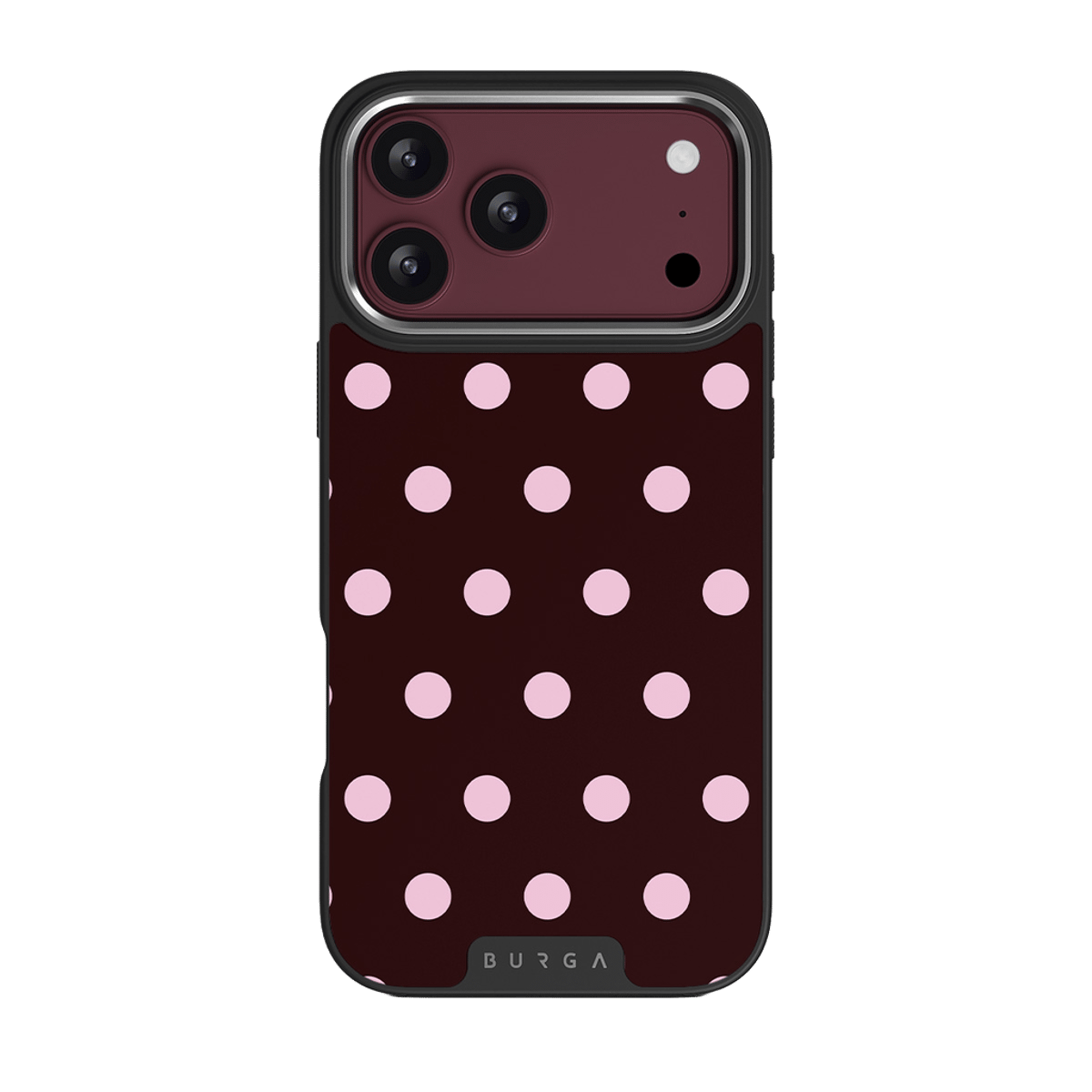 Berry Bliss Elite MagSafe case on iPhone 18 Pro Burgundy