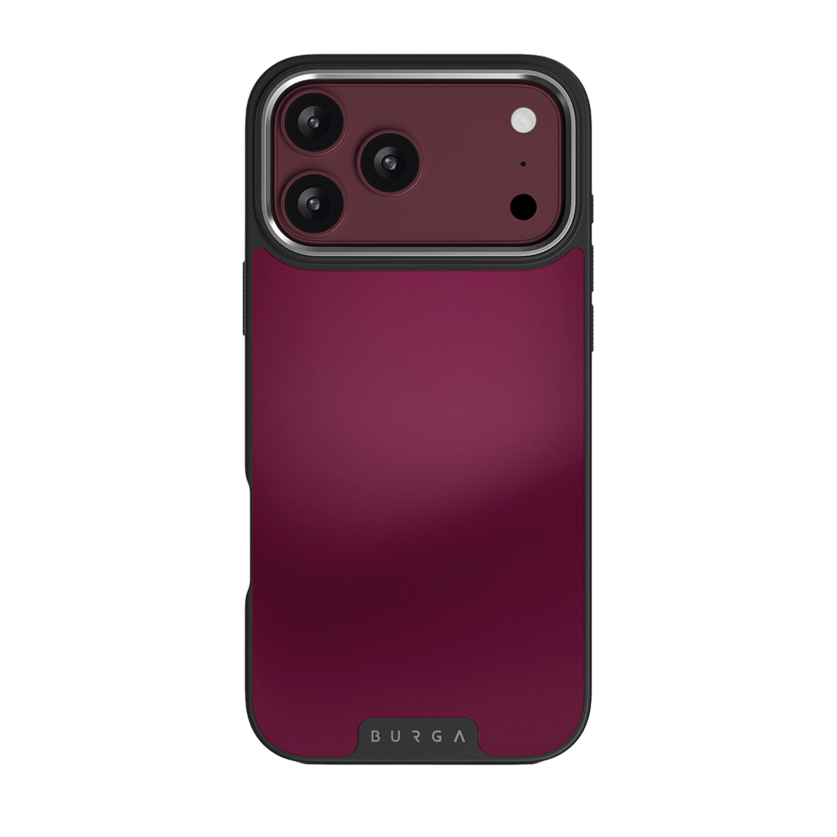 Dark Cherry Elite MagSafe case on iPhone 18 Pro Burgundy